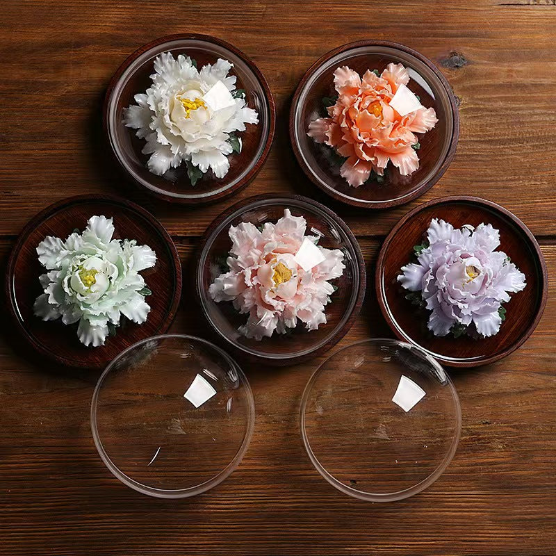 Peony porcelain crafts aromatherapy