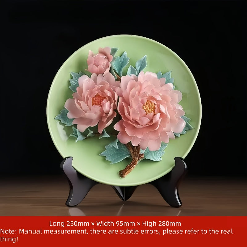 Peony porcelain crafts