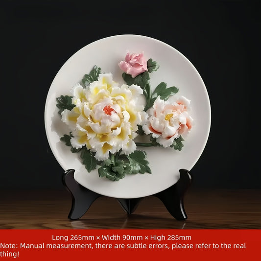 Peony porcelain crafts