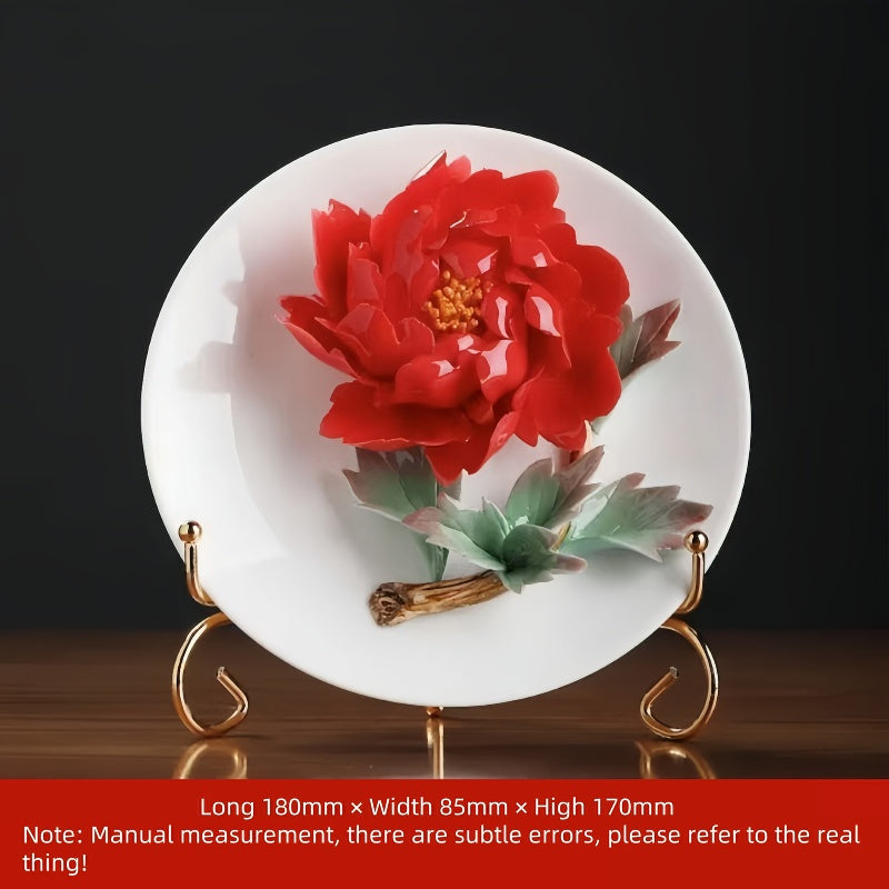 Peony porcelain crafts