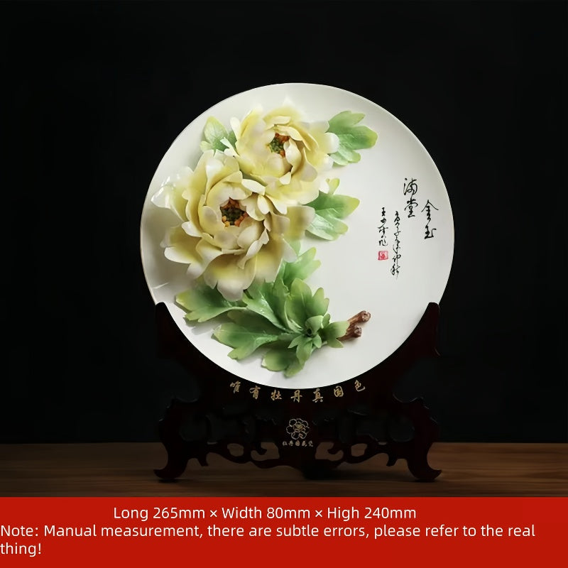 Peony porcelain crafts