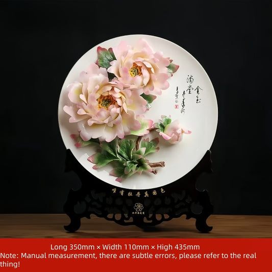 Peony porcelain crafts