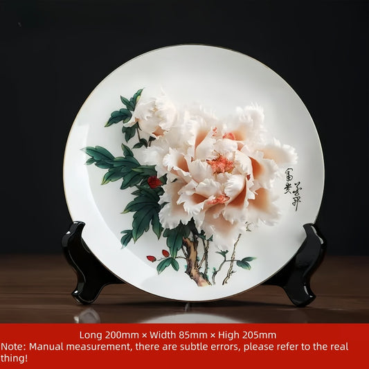 Peony porcelain crafts