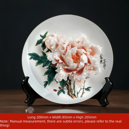 Peony porcelain crafts