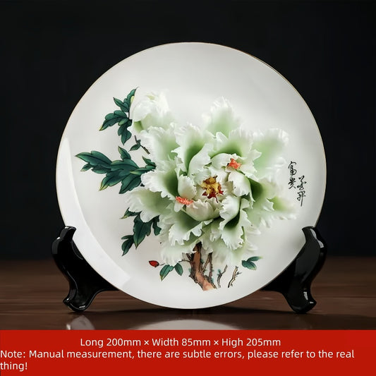 Peony porcelain crafts