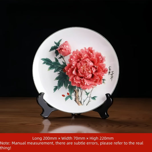 Peony porcelain crafts