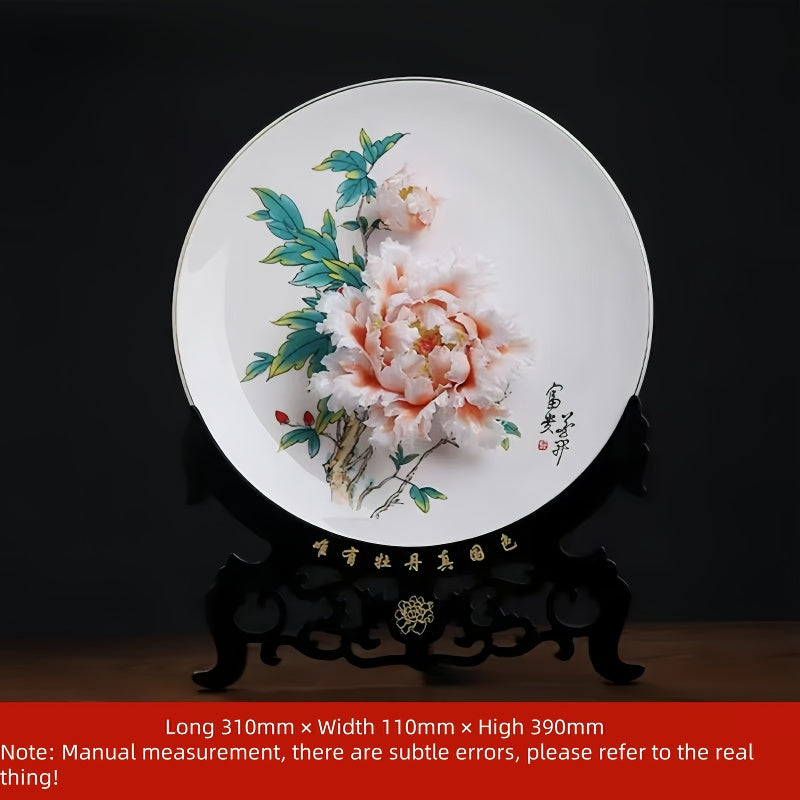 Peony porcelain crafts