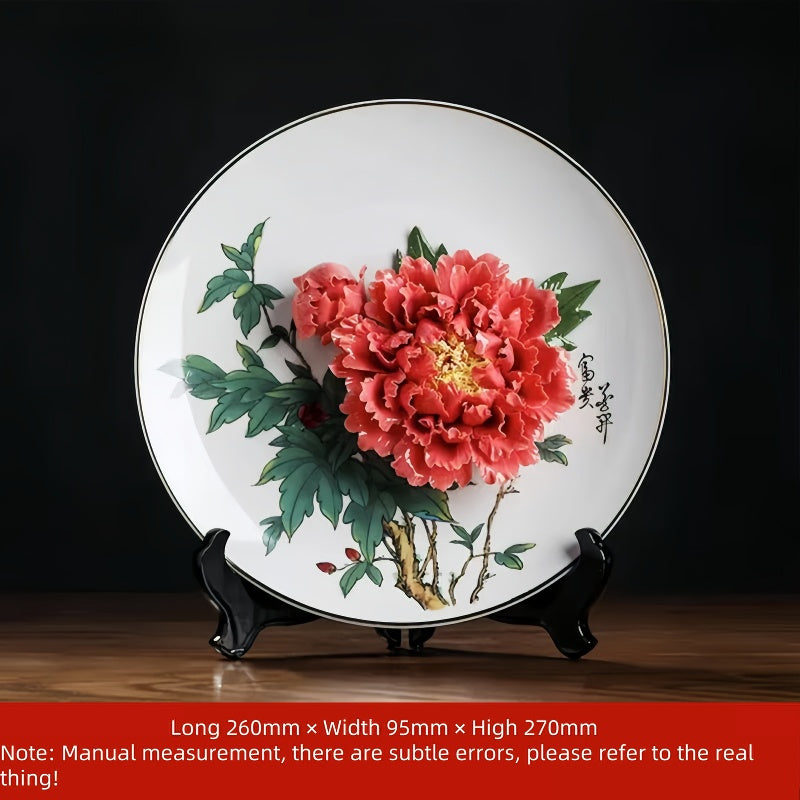 Peony porcelain crafts