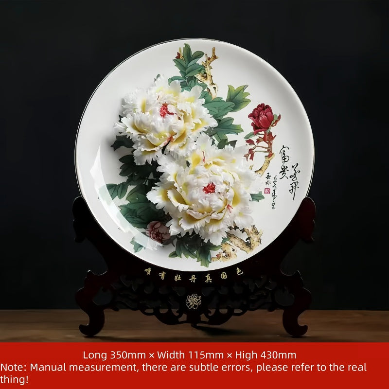 Peony porcelain crafts