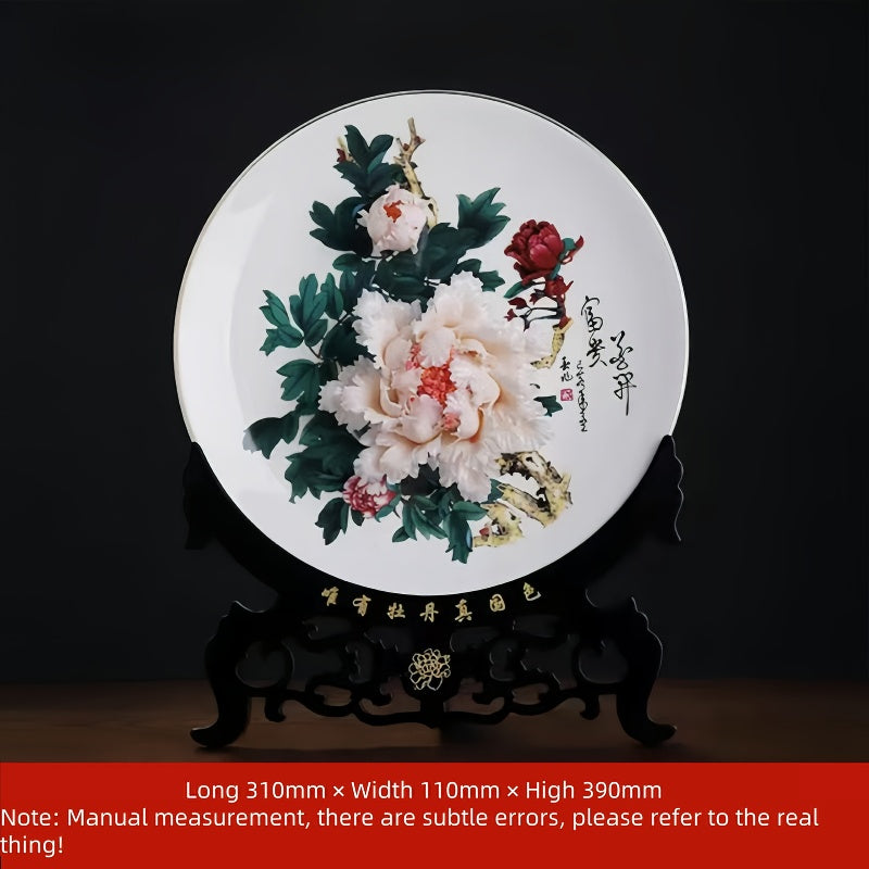 Peony porcelain crafts