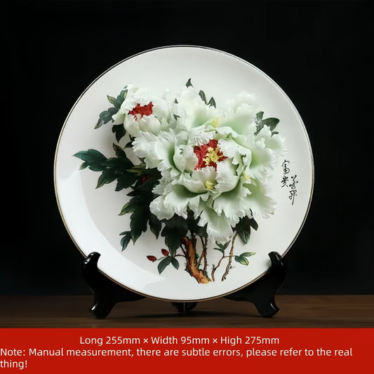 Peony porcelain crafts