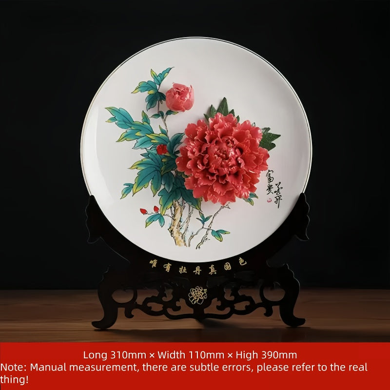 Peony porcelain crafts