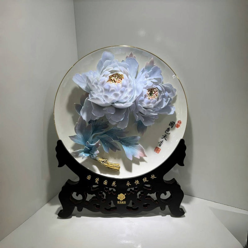 Peony porcelain crafts