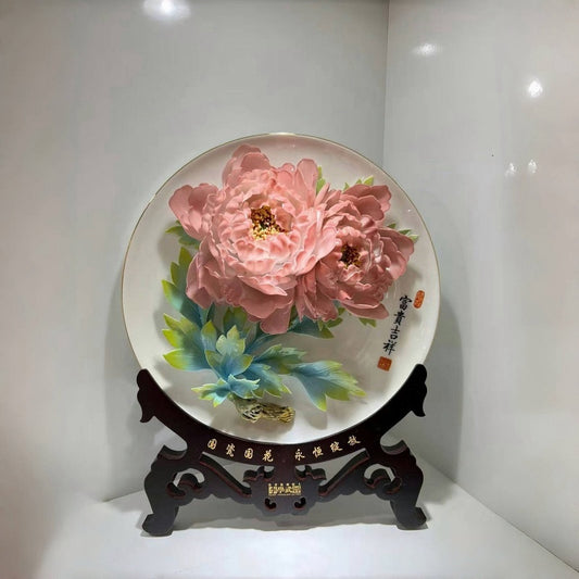 Peony porcelain crafts